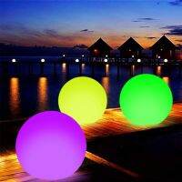 【Lao Lins Magnet】    รีโมทคอนโทรล LED พีวีซีพองลมได้ตลกบอลเรืองแสงเรืองแสงตกแต่งชายหาดสำหรับสระว่ายน้ำกลางแจ้งด้านนอก