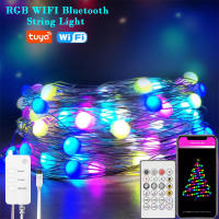 2021Smart LED String Light Tuya Alexa Wifi RGB Chrismas Fairy Lights Christmas Decor Waterproof Outdoor Light App Remote Control