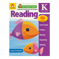 Evan moor at home tutor Reading Grade K kindergarten Reading Workbook at home tutor series primary and secondary classes in California at home kindergarten English original imported