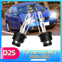 Roadsun หลอดไฟหน้าไฟซีนอน Hid รถยนต์ D2s 2ชิ้น12V 35W สำหรับ Vw Polo Mk3 2000 2001 2002ไฟหน้าสำหรับเปลี่ยน6000K ไฟติดรถยนต์สีขาว