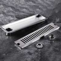 【YF】▼❖┅  20-100cm Side Outlet Shower Drain Floor Drainage Linear Waste for Kithchen