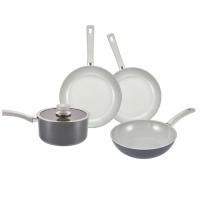 Happycall Blitz Ceramic IH Frying Pan Wok Pot 4P Set