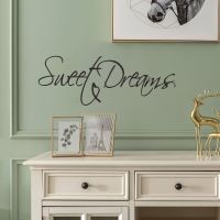 【HOT】 Fanxi FX-A68 foreign trade simple English slogan sweet dreams bedroom wall beautification decorative stickers