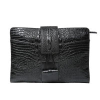 Brand Mens Clutch Bag High Quality Luxury Crocodile Pattern Leather PU Handbag Large Capacity Business Envelope Bag Phone Purse