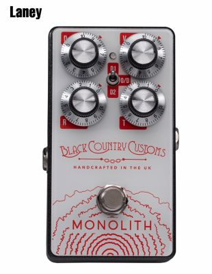 Laney  BCC Monolith Distortion เอฟเฟคกีตาร์ เสียง Distortion ไฟ LED สามสี