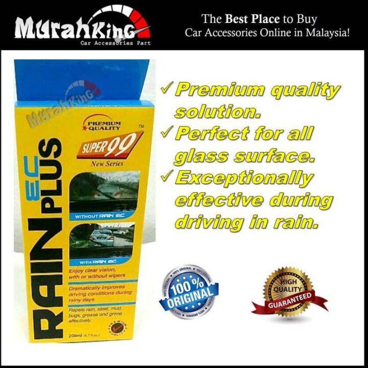 Super 99 Rain EC Plus Car Glass Water Repellent. Lazada