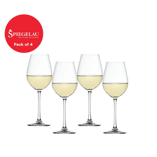 Spiegelau Salute White Wine Glasses Set Of 4 - -made Crystal