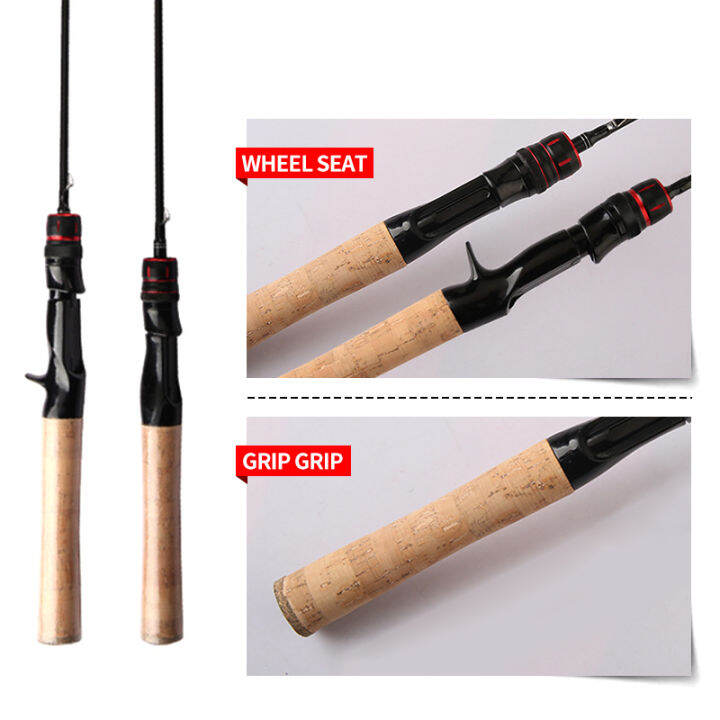 ultralight-ul-1-5m-1-68m-1-8m-1-98m-spinning-rod-หล่อน้ำจืดน้ำเค็มเสายืด-sensitive-super-strong-คาร์บอนไฟเบอร์ตกปลา-rod