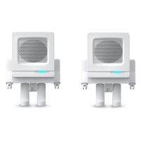 2 Pcs Mini Bluetooth 5.0 Speaker Portable Outdoor Audio Subwoofer TWS Retro Robot Speaker USB Charging Wireless Speaker