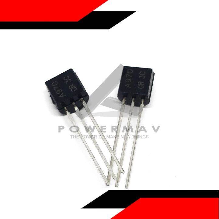2pcs original a970 transistor 2SA970 pnp TO92 Bipolar Transistors BJT