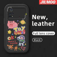 เคส JIUMOO สำหรับ Xiaomi Poco M4 Pro 5G Redmi Note 11T 5G Note 11S 5G เคสการ์ตูนหุ่นยนต์ของเล่นน่ารักรูปแบบดีไซน์ใหม่กันกระแทกเคสใส่โทรศัพท์หนังซิลิโคนนิ่มเลนส์กล้องถ่ายรูปเคสป้องกันรวมทุกอย่าง