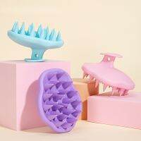 Silicone Shampoo Scalp Hair Massager Wet and Dry Shampoo Massage Comb Adult Soft Household Bath Hair Shower Brush Comb Care Tool