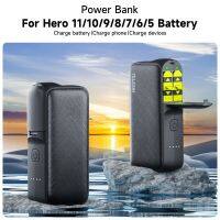 TELESIN 10000Mah Powerful Power Bank For Gopro11 Hero 11 10 9 For Gopro 8 7 6 5 Fast Charge External Battery Portable Powerbank