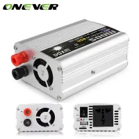 Onever 500วัตต์เครื่องแปลงไซน์เวฟดัดแปลงไฟฟ้าในรถยนต์ USB DC 12V เป็น AC 220V อลูมิเนียมอัตโนมัติ50Hz 1000W อินเวอร์เตอร์ไฟฟ้าสูงสุด