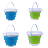 Collapsible Bucket Portable Folding Bucket Water Container with Handle for Cleaning Fishing Car Washing Picnic Travel