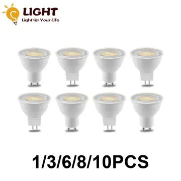 1-10PCS Led Spotlight GU10 3W 5W 6W 7W 38 Degree Lighting Bulb 220V Indoor  Lighting