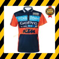 เสื้อโปโล KTM JP-0856 เนื้อผ้าไมโคไฟเบอร์ มีประสิทธิภาพในการซับเหงื่อสูง แห้งเร็ว ระบายอากาศ *สินค้าในประเทศ 1-3 วันถึง