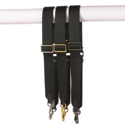 suitable for prada Three-in-one Bag Messenger Bag Shoulder Strap Single Sale Canvas Bag Strap Black Bag Wide Shoulder Strap Accessories