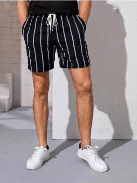 New Taslan Stripe Shorts Unisex Fit waist 26 to 36 | Lazada PH