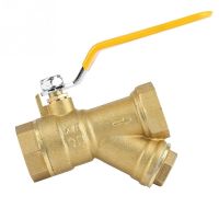 Y Type Brass Strainer Filter Ball Valve 3/4 quot; BSPP Female Thread for Water Natural Gas Ball Valve Pipe Fittings