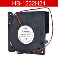 ต้นฉบับสำหรับ Hongfei HB-1232H24 DC24V 0.5A 12032สองสายพัดลมโบลเวอร์