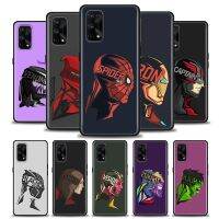 [Chu Nings Private Phone Case] Marvel Hero Avengers ตลกโลโก้โทรศัพท์สำหรับ OPPO Realme C1 C2 C3i C21 C21Y C25s C15 C11 C12 C20 CT GT GT2 X50 Narzo Pro