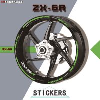 High-quality waterproof decals for modification of motorcycle wheel rim stickers for KAWASAKI ZX-6R zx6r