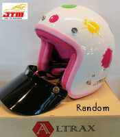 หมวกกันน็อค เปิดหน้า คลาสสิก วินเทจ รุ่น LB​ Altrax Size L by JTM RIDERS