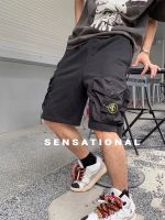 ร้อน, ร้อน★[IN STOCK] 2022Stone Island Heavy Industry 3D Multi Pocket Workwear Shorts