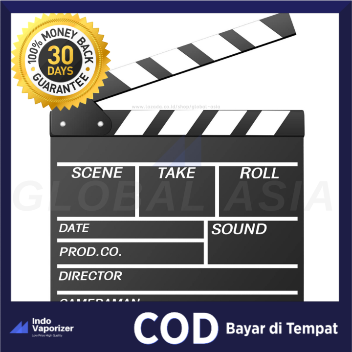 Clapper Board Film Papan Sutradara Perlengkapan Studio Rekaman Youtuber