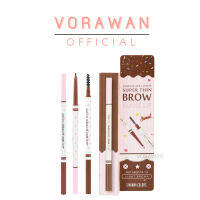 ดินสอเขียนคิ้ว เขียนง่าย มาพร้อมแปรงปัดคิ้ว #ES8013 SIVANNA CHOCOLATE LOVER EYEBROW PENCIL