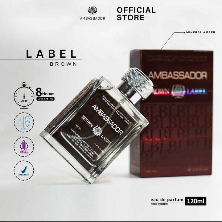 Ambassador Parfum Brown Label - 120ml | Lazada Indonesia