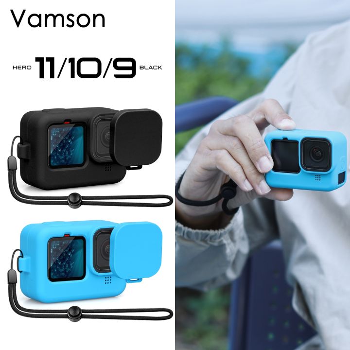 for Gopro Hero 12 11 10 Black Soft Silicone Case for Go pro Hero 10 9