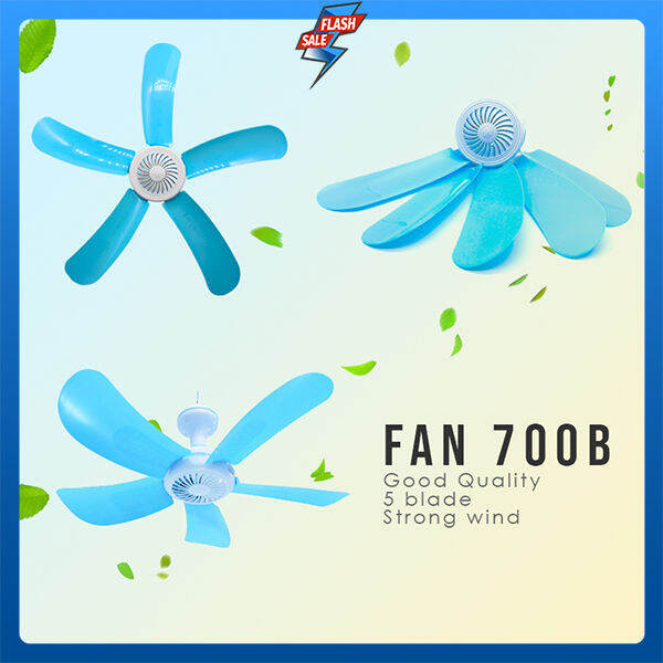 Portable Ceiling Fan 4 Blades 700A/ 5 Blades 700B Lazada PH