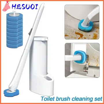 Bathroom Cleaning Tool Toilet Brush Set, Disposable Cleaning