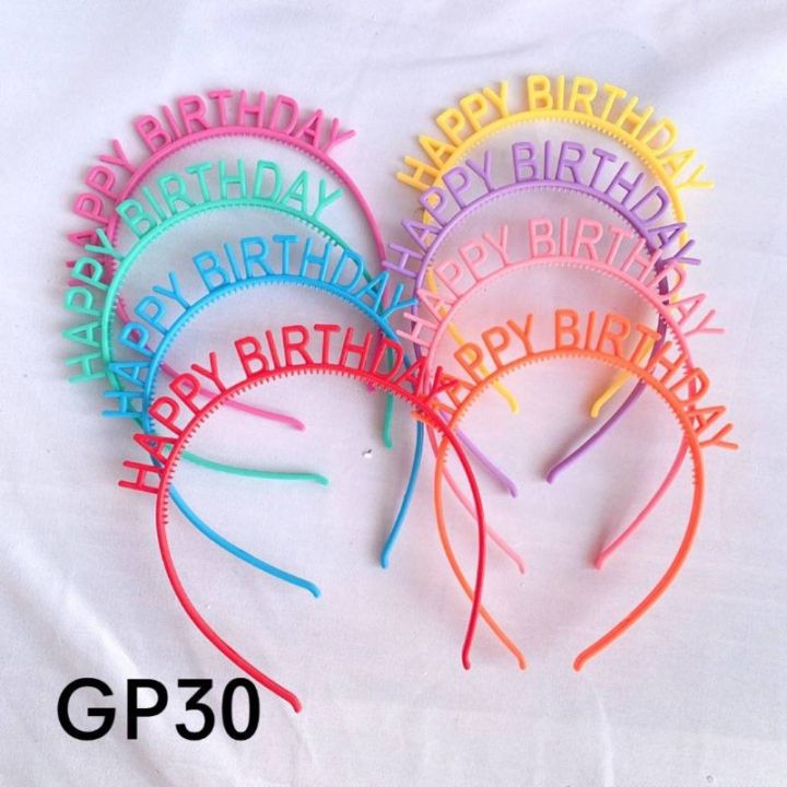 คาดผมวันเกิด-happybirthday-สีสันสดใส-สุดน่ารักและสีสุดหรูหรา-gp30