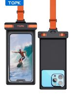 【LZ】 TOPK Waterproof Phone Pouch[Underwater Screen Touchable] IPX8 Waterproof Phone Case Compatible for Mobile Phone Up to 7.0 inch