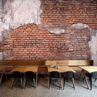 [COD] T retro brick wall old cement wallpaper 3d three-dimensional nostalgic bar restaurant hotel background mural