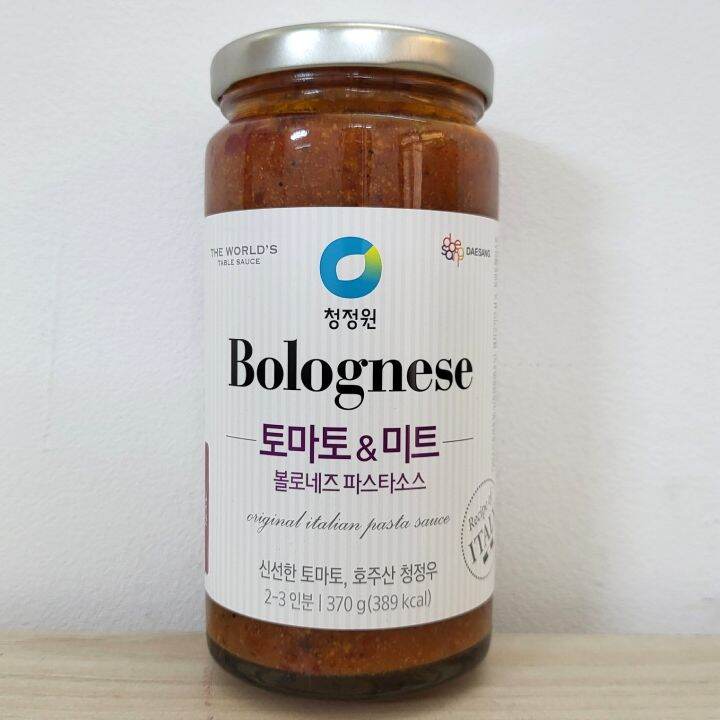 DAESANG (Lọ 370g) SỐT BOLOGNESE CHO MÌ Ý TRUYỀN THỐNG Bolognese