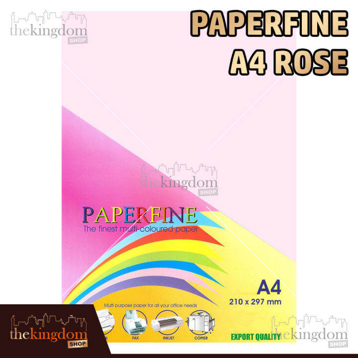 Paperfine Kertas Hvs Warna A Rose Isi Lembar Lazada Indonesia