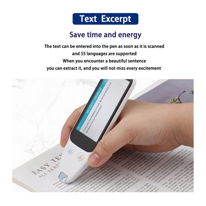 Portable Scan Translation Pen Exam Reader Voice Language Translator