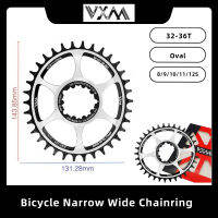 VXM จักรยานแคบกว้าง Chainring 36มิลลิเมตรรูปไข่32ครั้ง-36ครั้ง MTB จักรยานชดเชย Chainwheel GXP เฟือง ForSram 89101112วินาที NX XX XO GX