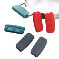 2PCS Silicone Handles Anti-Scalding Gloves Kitchen Accessories Insulated Pot Handle Heat Resistant Cooking Tool Non-slip Other Specialty Kitchen Tools