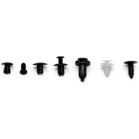 200Pc Plastic Rivets Fastener Fender Bumper Push Clips W / Removal Tool for Honda Ford Chrysler Toyota