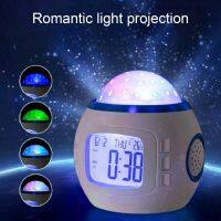 Rotating Projection Lamp Alarm Night Projector for Disco