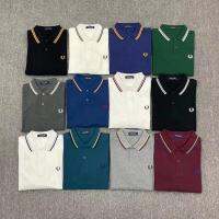 Fredperry เสื้อโปโลมีปก M3600ระบายอากาศเสื้อคอตตอนไข่มุกระบายอากาศเสื้อคอตั้งสำหรับผู้ชายแบบคลาสสิกเฟรดเพอร์รี่