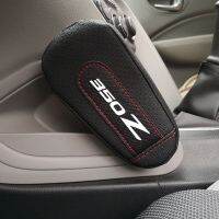 Leather Thigh Support Knee Pad Car Door armrest pad Interior Car Accessories For Nissan 350Z