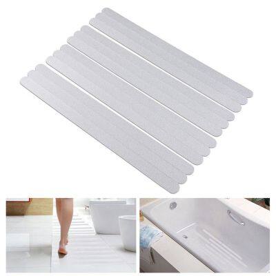 12pcs Bathroom Safety Non slip Stickers Bathtub Transparent Stairs Tape Shower Anti slip Strips