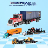 Đồ chơi ô tô điều khiển từ xa Container cỡ lớn có đèn và nhạc BBT Global