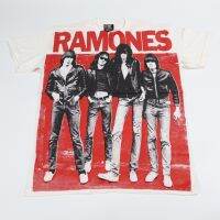 เสื้อวงRamones ลายโอเวอร์ปริ้น ตะเข็บเดี่ยวบนล่าง สไตล์วินเทจ สกรีนทั้งตัว ผ้านอก เสื้อOVP เสื้อโอเวอร์ไซส์ เสื้อวงดนตรีต่างประเทศ